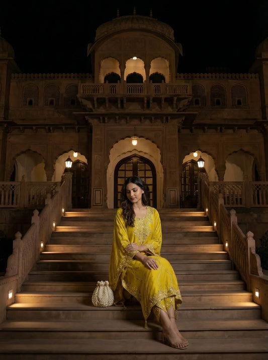 Radiant Dhoti Kaftan