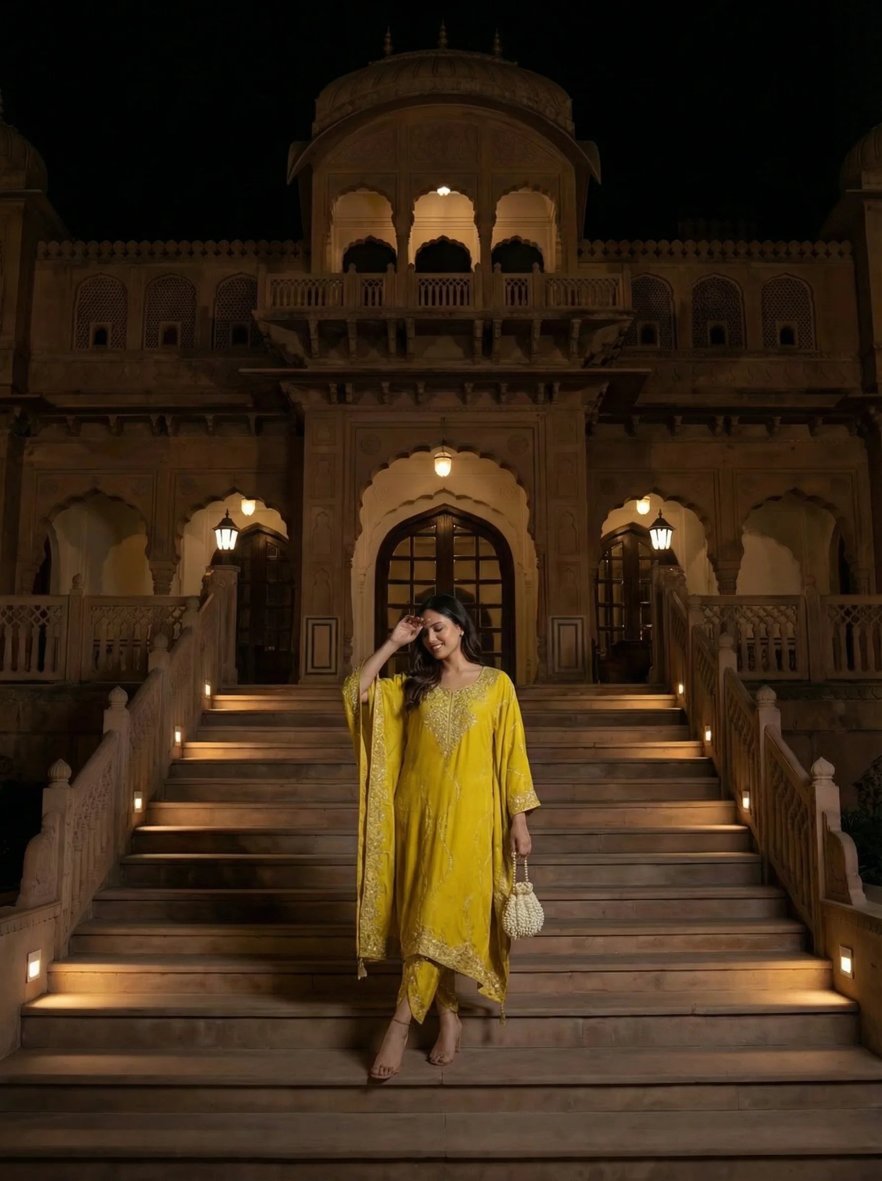 RADIANT DHOTI KAFTAN