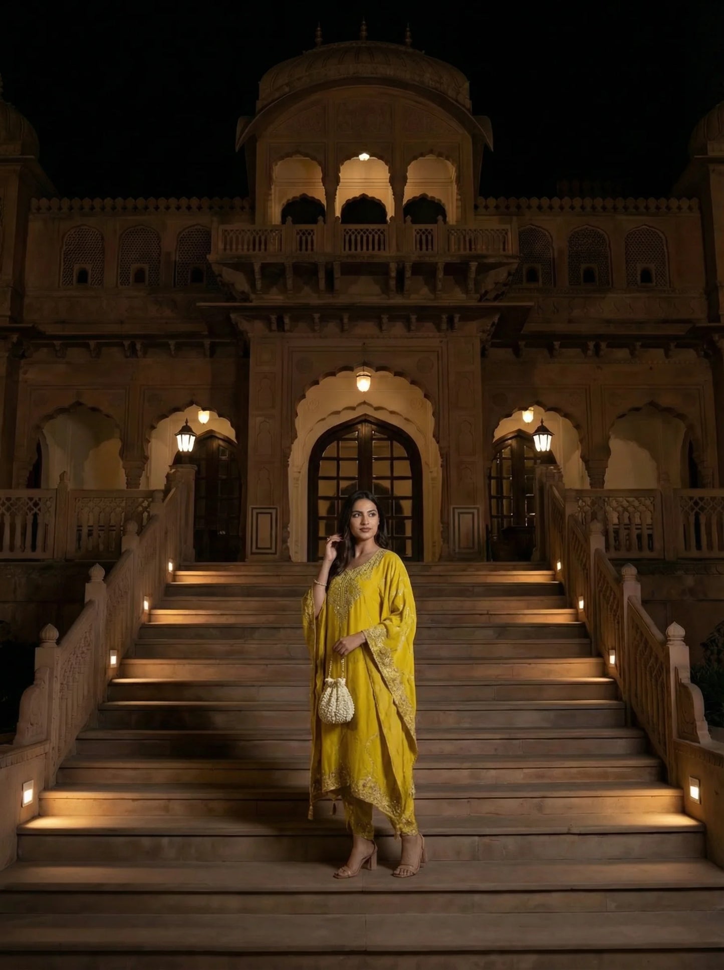 Radiant Dhoti Kaftan