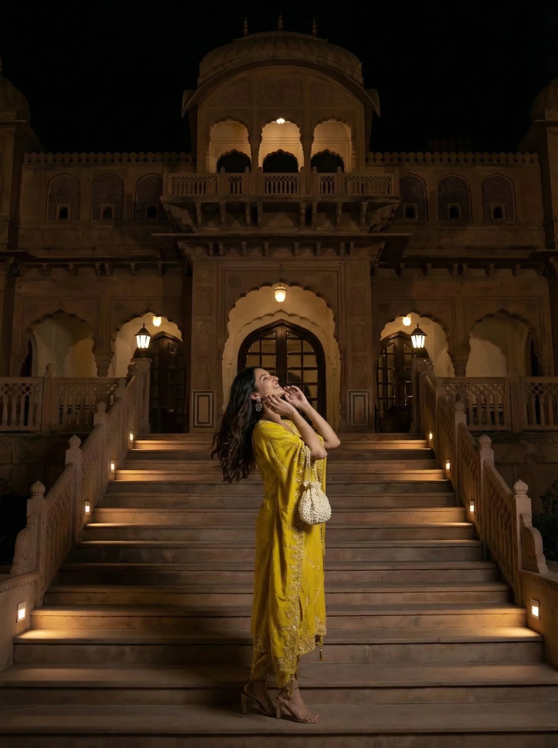 RADIANT DHOTI KAFTAN