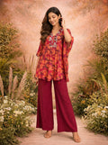 CRIMSON PLAZZO KAFTAN