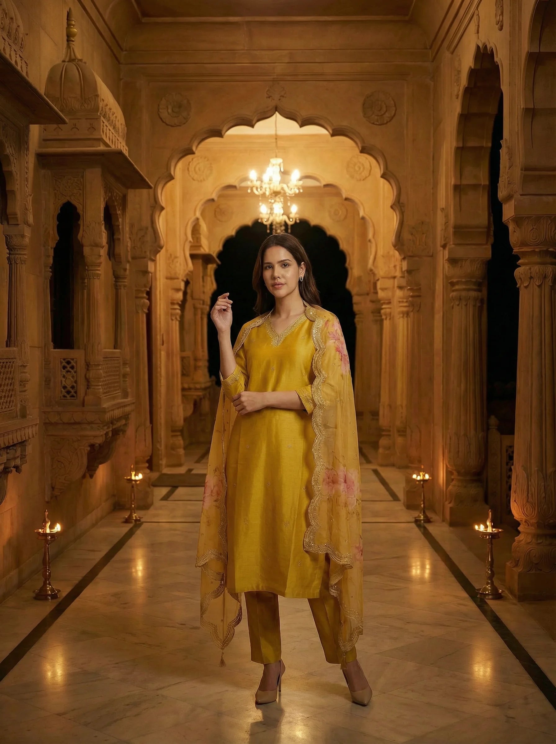 SUNSHINE YELLOW KURTI