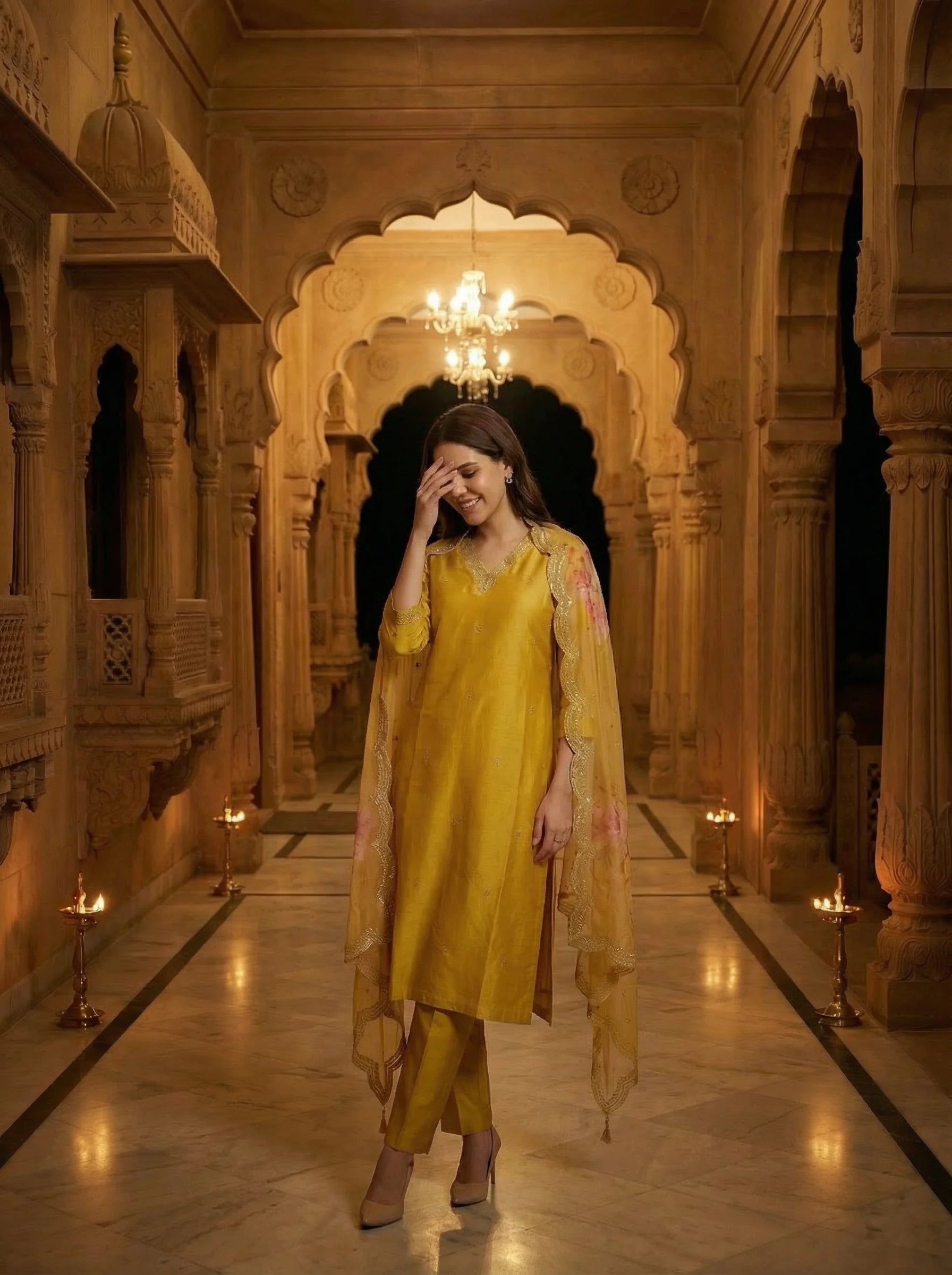 SUNSHINE YELLOW KURTI