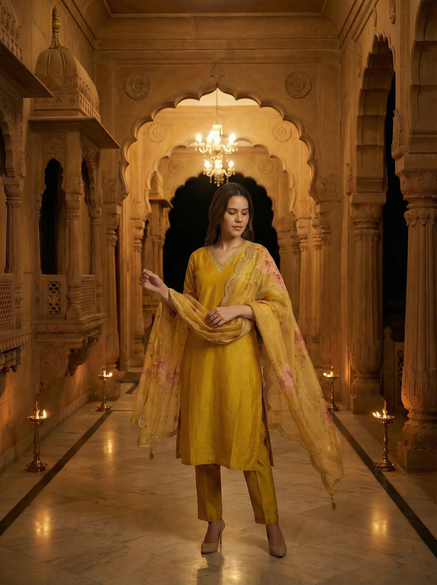 SUNSHINE YELLOW KURTI