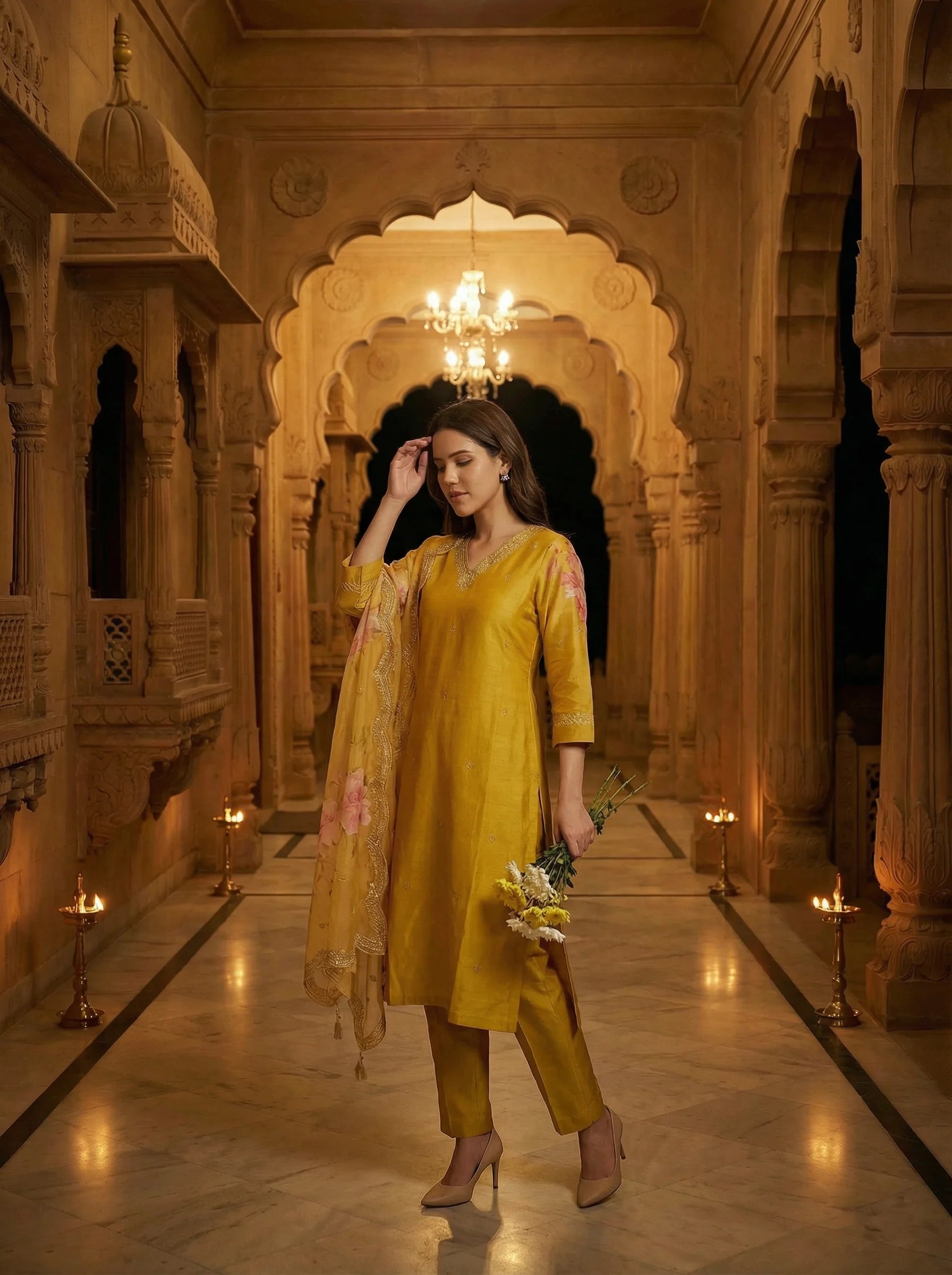 SUNSHINE YELLOW KURTI