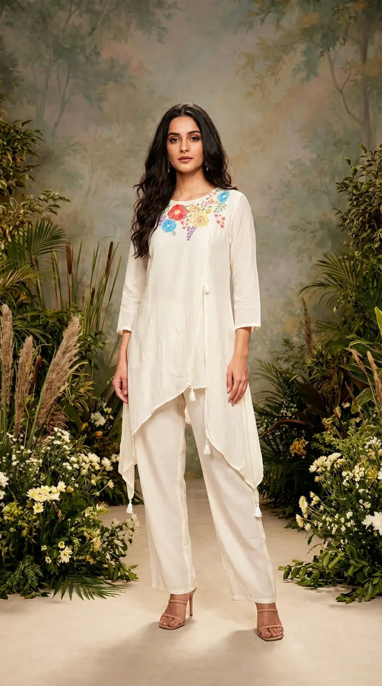 Milky White Palazzo