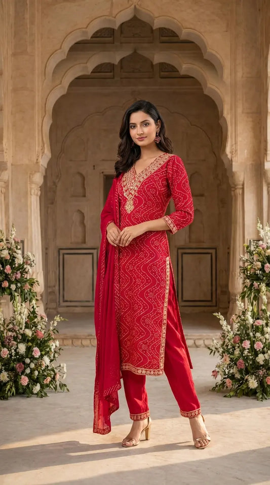 Magenta Glow Kurti