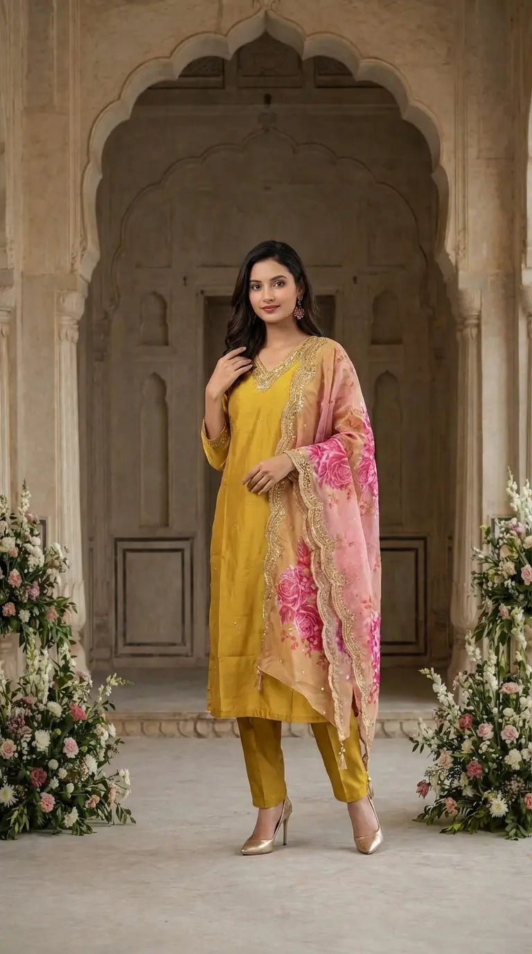 Sunshine Yellow Kurti