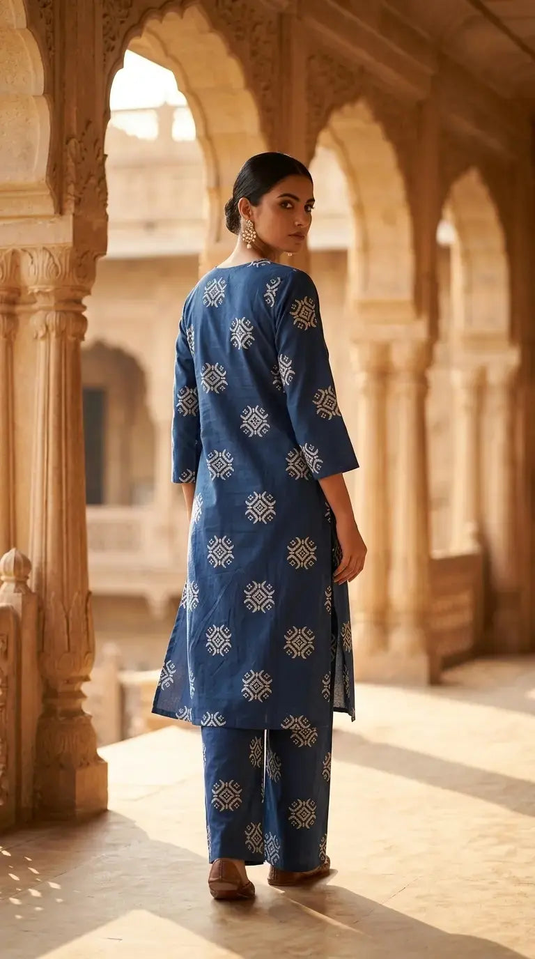 Navy Blue Palazzo