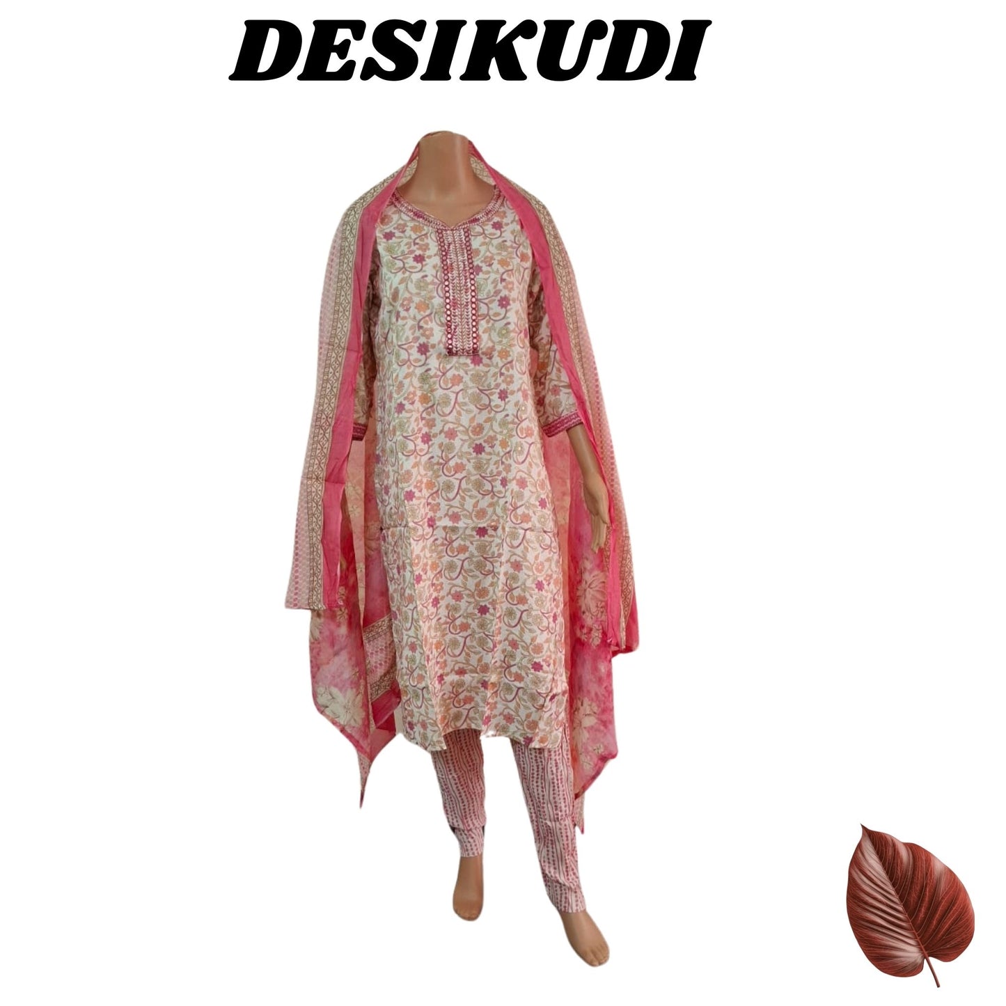 PINK KURTI SET